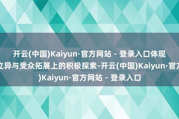 开云(中国)Kaiyun·官方网站 - 登录入口体现中国动画在本色立异与受众拓展上的积极探索-开云(中国)Kaiyun·官方网站 - 登录入口