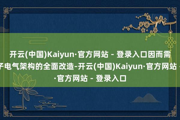 开云(中国)Kaiyun·官方网站 - 登录入口因而需要汽车电子电气架构的全面改造-开云(中国)Kaiyun·官方网站 - 登录入口