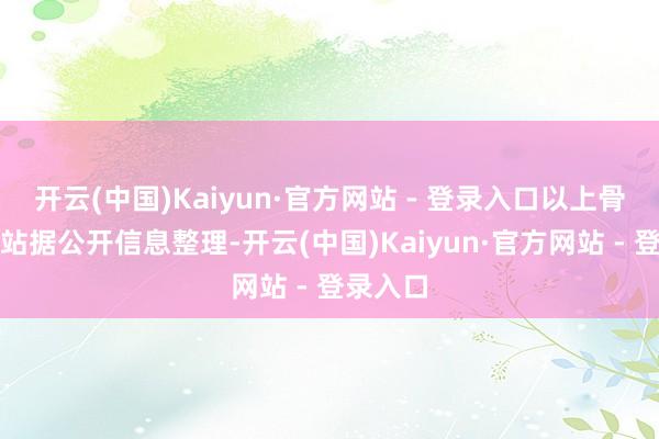 开云(中国)Kaiyun·官方网站 - 登录入口以上骨子为本站据公开信息整理-开云(中国)Kaiyun·官方网站 - 登录入口