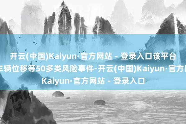 开云(中国)Kaiyun·官方网站 - 登录入口该平台以AI识别工程车辆位移等50多类风险事件-开云(中国)Kaiyun·官方网站 - 登录入口